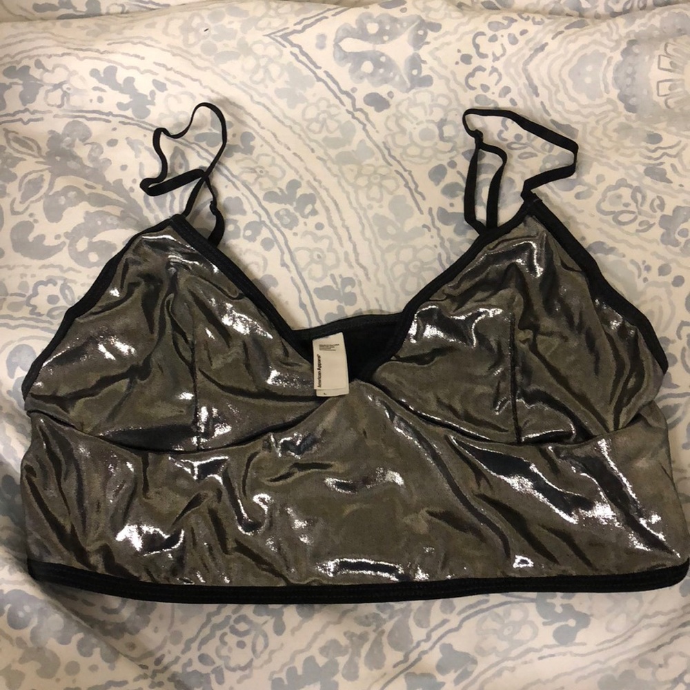 American apparel Sofia bralette (great for festivals and pride)